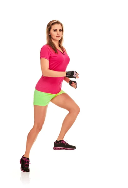 Adult Runner woman full length — Stock Photo, Image