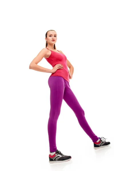 Step of fitness woman — Stock Photo, Image