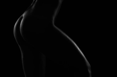 Çıplak kadın kalça ve bacaklar