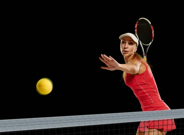 여자 테니스 선수 — 스톡 사진