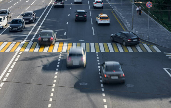 Traffic jam in the city