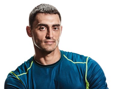 genç adam poz portre