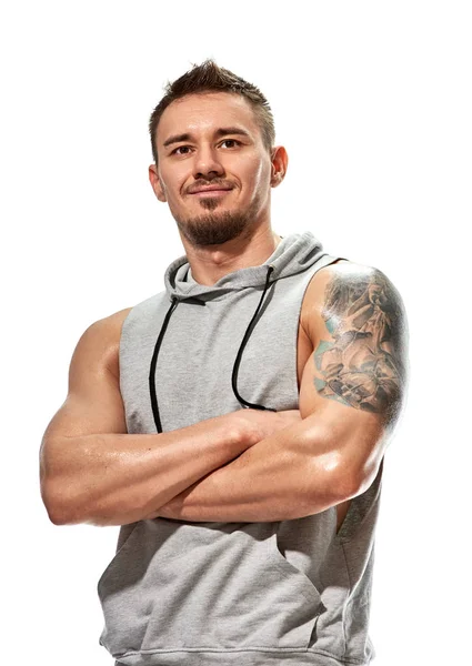 Bodybuilder man portarit — Stock Photo, Image