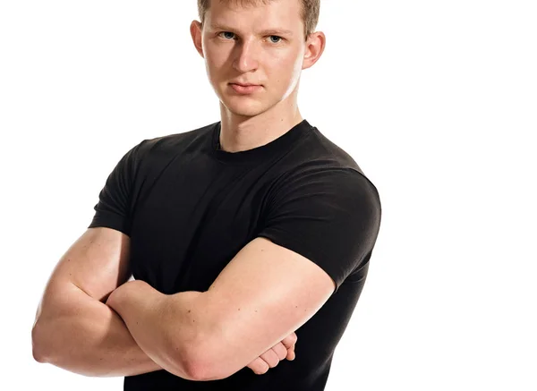 Serious male athlete — Stock Photo, Image