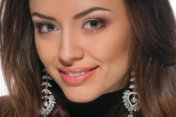 Hermosa mujer sonriendo — Foto de Stock