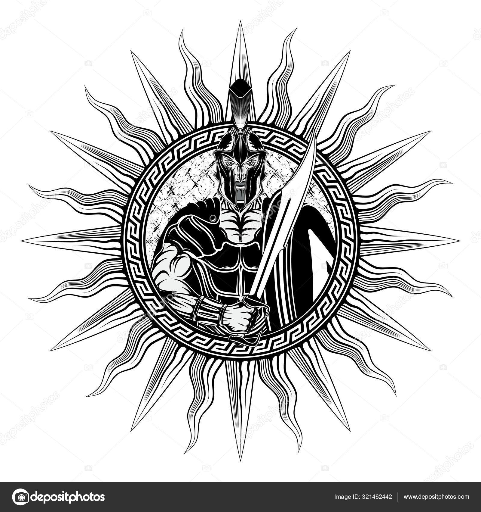 Spartan Tattoo Vector Images (over 1,600)