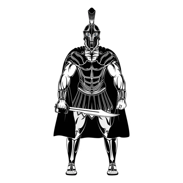 Sparta _ warrior _ 000 — Archivo Imágenes Vectoriales