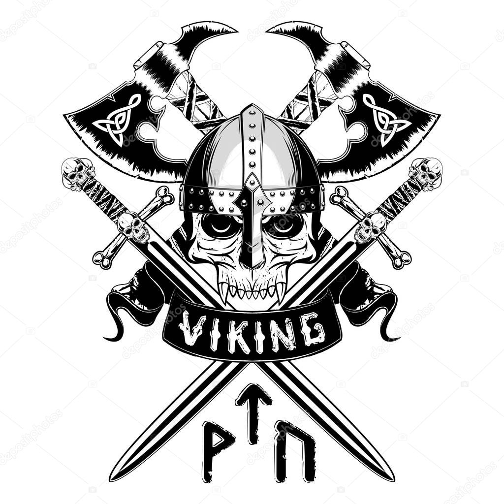 Viking_Sword_Skroll_Axe
