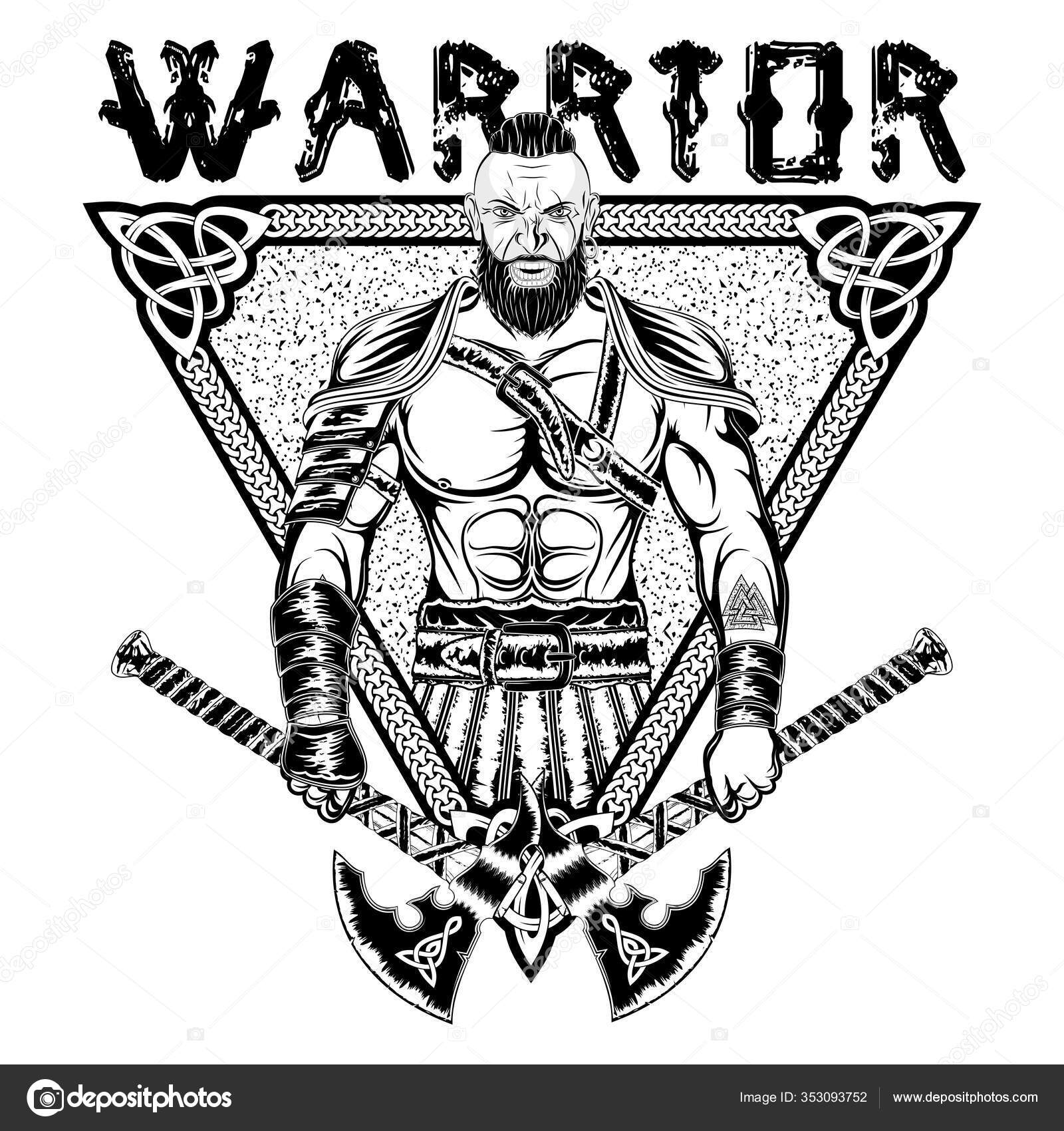 Download Warriors Celtic Gothic Royalty-Free Stock Illustration