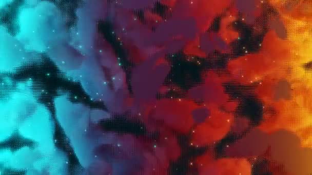Відео Тюнер Трикутника Абстрактна Рухома Рідина Візуальні Ілюзії Хвилі Рухаються — стокове відео