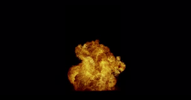 Brand Explosie Schieten Met Hoge Snelheid Camera Brand Lijn Super — Stockvideo