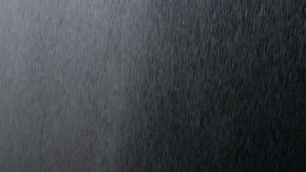 Loop Rain Drops Falling Alpha Real Rain High Quality Thunder — Stock Video