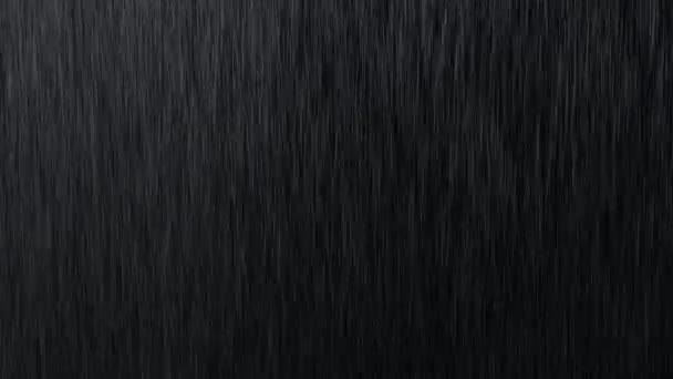 Loop Капли Дождя Падает Альфа Реальный Дождь Высокое Качество Гром — стоковое видео