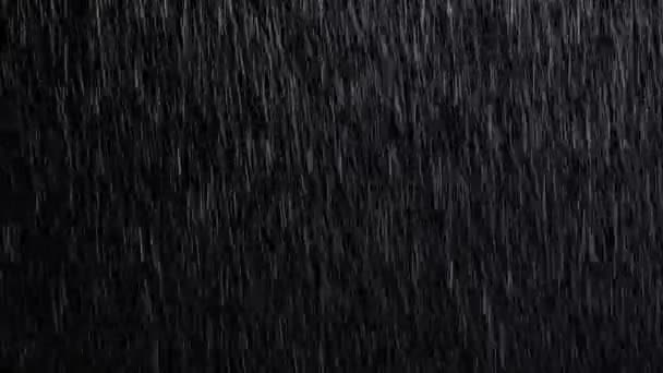 4Kループ雨滴落下アルファ リアル雨 高品質の雷 スピーディーな 劇的な 空の落下 より多くの4K雨の映像 ループハード雨のための私達のページをチェックしてください シャワー — ストック動画