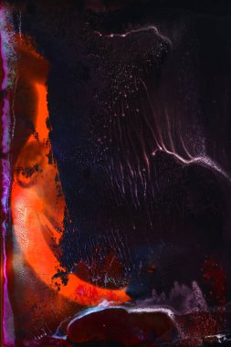 Renkli Grunge desenleri ve boya sızıntıları