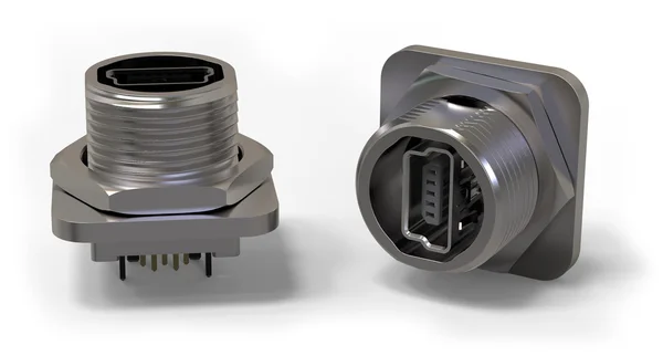 Mini-USB protegido conector — Fotografia de Stock