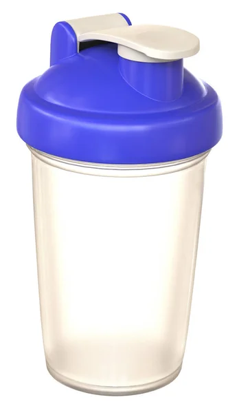 Plastic protein shaker — Stock Photo, Image