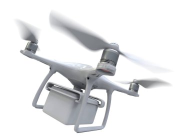 Plastik konteyner ile robot