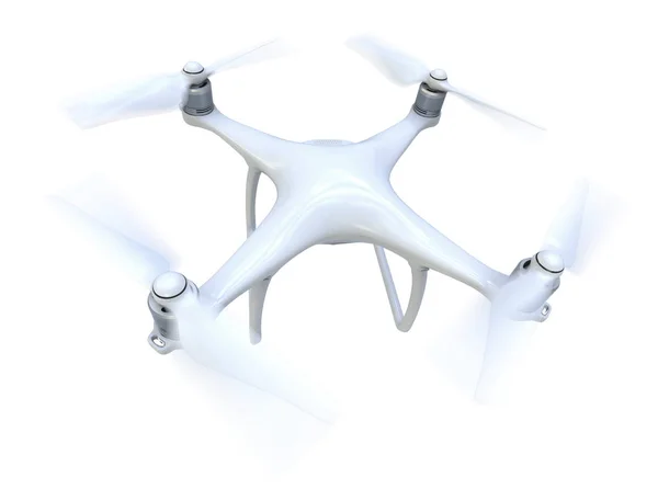 Drone isolato su bianco — Foto Stock