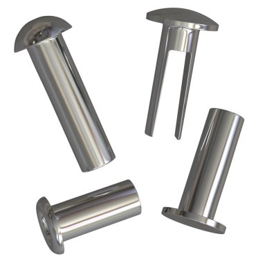 Kullanılmayan metal perçin