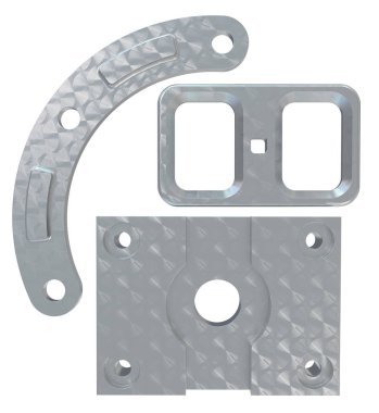 Cnc değirmenli parçalar