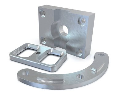 Cnc değirmenli parçalar