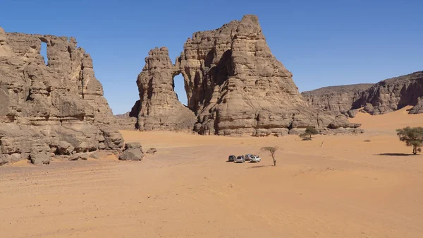 Paesaggio del deserto del Sahara — Foto Stock