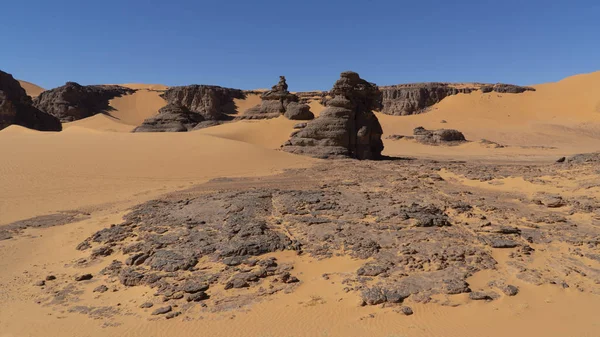 Landscape of Sahara desert — Stock Photo, Image