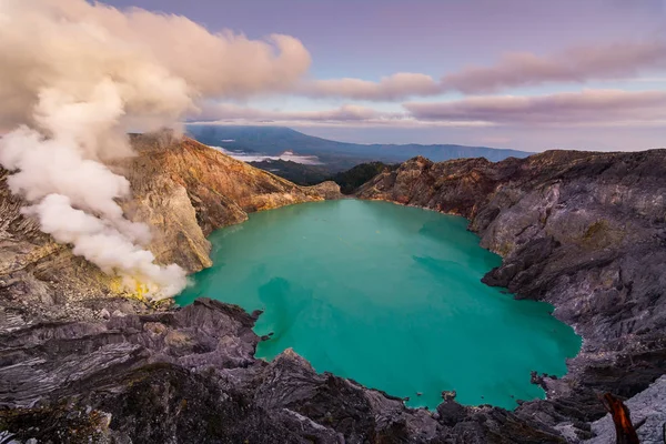 Sunrise at Ijen Crater