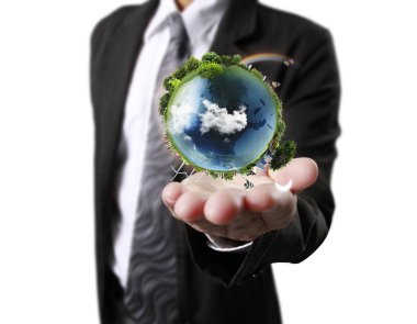 Dünya, insan eli toprağa