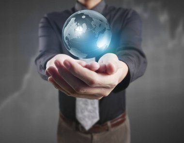 Dünya, insan eli, Nasa tarafından sağlanan görüntü Earth earth