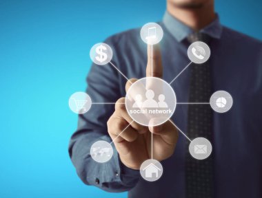  sosyal ağ sanal simge 