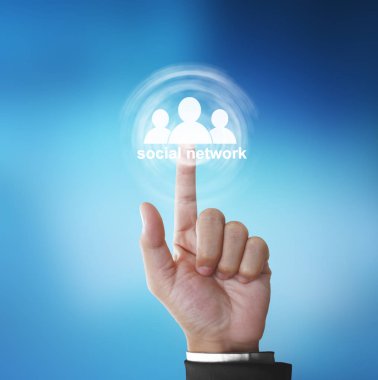  sosyal ağ sanal simge 