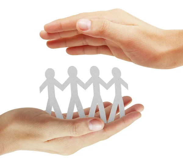 Paper unity the people design — Stock Photo, Image
