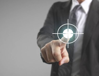 El dokunmatik sanal simge sosyal ağ 