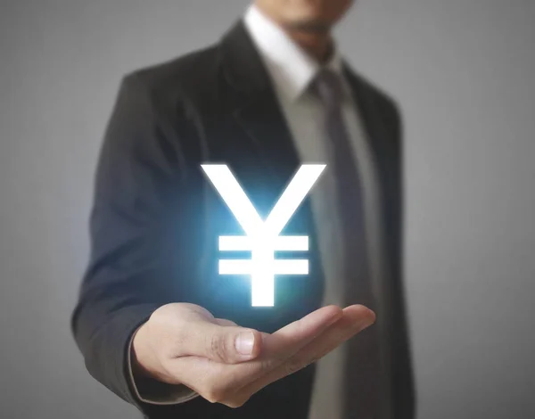 Símbolos financeiros provenientes de han — Fotografia de Stock
