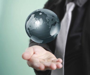 Dünya, insan eli, Nasa tarafından sağlanan görüntü Earth earth