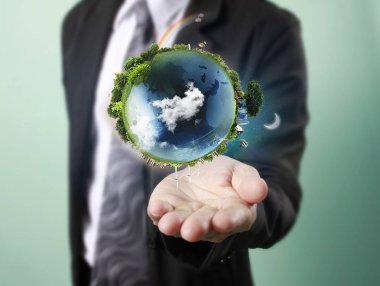 Dünya, insan eli, Nasa tarafından sağlanan görüntü Earth earth