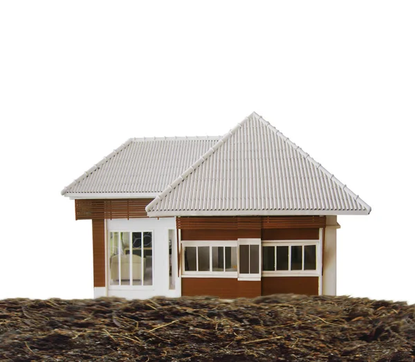Modelu Dom Mieszkania Środowiska — Zdjęcie stockowe