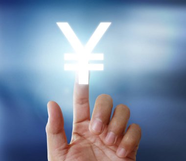 El dokunmak sanal kutsal kişilerin resmi içinde para kavramı