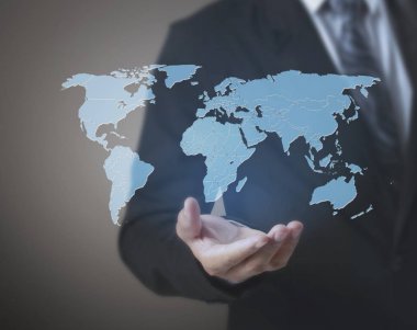 El dokunmatik sanal simge sosyal ağ