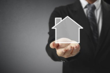 El dokunmatik sanal simge sosyal ağ