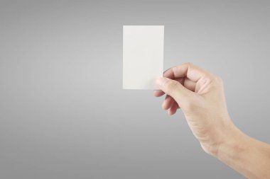 Sanal kartınla el ele tutuşmak. İzole edilmiş