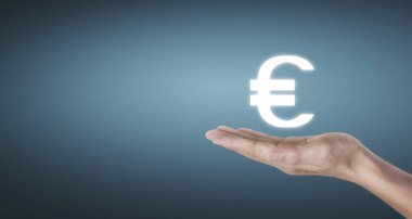 Finansal gösterge ve muhasebe piyasa analizi grafiklerine elle dokunmak