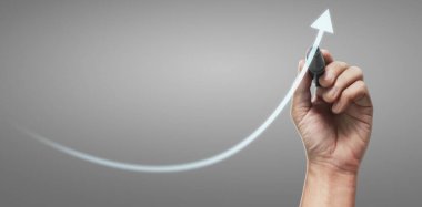 El çizimi bir tablo, büyümenin grafiği