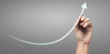 El çizimi bir tablo, büyümenin grafiği