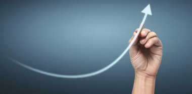 El çizimi bir tablo, büyümenin grafiği