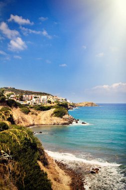 Girit. Deniz manzarası.