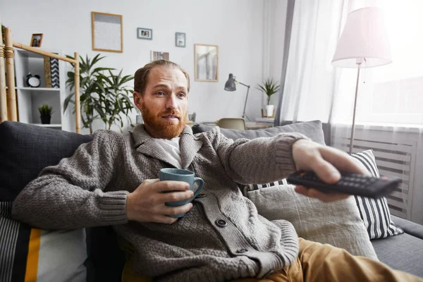 Portret Van Een Man Met Een Baard Van Middelbare Leeftijd — Stockfoto