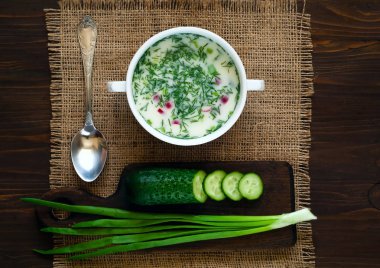  Rus geleneksel soğuk çorba